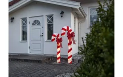 Julpynt Utomhus<Star Trading Polkagris Utomhusdekoration 120cm Vit/Röd IP44