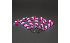 Polkagrisar Utomhusdekoration 25cm 5-Pack IP44