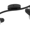 Avlånga Takspotlights|Takspot Med 2 Lampor<Eglo Pollica Takspotlight 37cm Svart