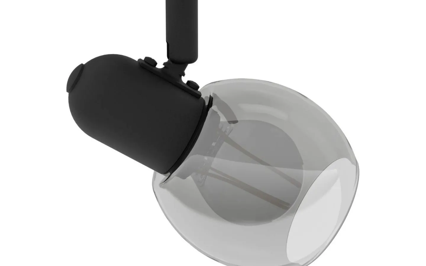 Avlånga Takspotlights|Takspot Med 2 Lampor<Eglo Pollica Takspotlight 37cm Svart