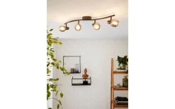 Eglo Pollica Takspotlight 64cm Svart* Avlånga Takspotlights|Takspot Med Minst 4 Lampor