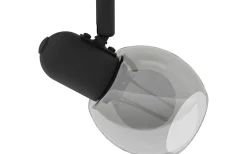 Eglo Pollica Takspotlight 64cm Svart* Avlånga Takspotlights|Takspot Med Minst 4 Lampor