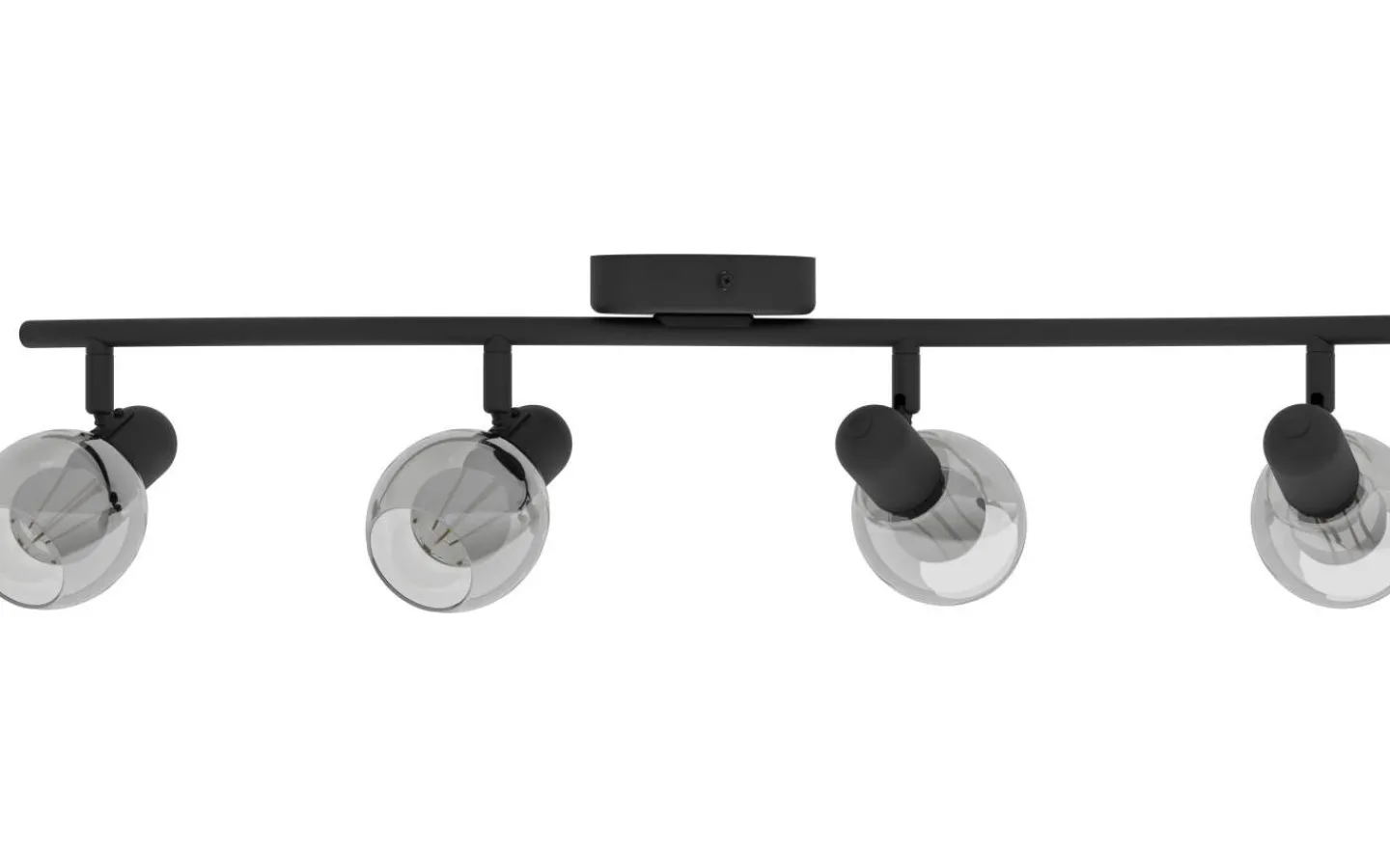 Eglo Pollica Takspotlight 64cm Svart* Avlånga Takspotlights|Takspot Med Minst 4 Lampor