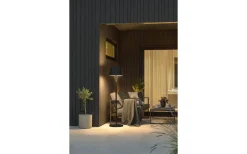 Konstsmide Pomezia Uppladdningsbar Golvlampa 150cm Svart IP54* Uppladdningsbara Lampor Utomhus|Uppladdningsbara Lampor Utomhus