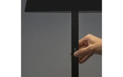 Konstsmide Pomezia Uppladdningsbar Golvlampa 150cm Svart IP54* Uppladdningsbara Lampor Utomhus|Uppladdningsbara Lampor Utomhus