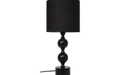 Cottex Pompa Bordslampa 47cm Svart* Sovrum|Bordslampor