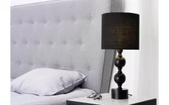 Cottex Pompa Bordslampa 47cm Svart* Sovrum|Bordslampor