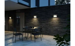 Upp Eller Nedljus Lampor|Vägglampor Utomhus<Nordlux Pontio Vägglampa 27cm Sand IP54