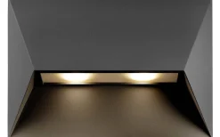 Upp Eller Nedljus Lampor|Vägglampor Utomhus<Nordlux Pontio Vägglampa 27cm Svart IP54