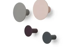 Blomus Ponto Väggkrokar 4-pack Blandade färger* Krokar|Klädhängare & Klädvård