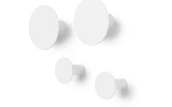 Krokar|Klädhängare & Klädvård<Blomus Ponto Väggkrokar 4-pack Lily White