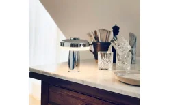 Dyberg Larsen Porter Uppladdningsbar Bordslampa 16,5cm Krom* Uppladdningsbara Lampor Inomhus