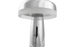 Dyberg Larsen Porter Uppladdningsbar Bordslampa 16,5cm Krom* Uppladdningsbara Lampor Inomhus