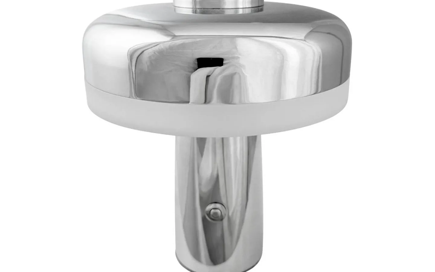 Dyberg Larsen Porter Uppladdningsbar Bordslampa 16,5cm Krom* Uppladdningsbara Lampor Inomhus