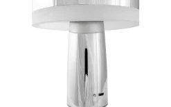 Dyberg Larsen Porter Uppladdningsbar Bordslampa 16,5cm Krom* Uppladdningsbara Lampor Inomhus