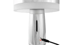 Dyberg Larsen Porter Uppladdningsbar Bordslampa 16,5cm Krom* Uppladdningsbara Lampor Inomhus