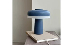 Uppladdningsbara Lampor Inomhus<Dyberg Larsen Porter Uppladdningsbar Bordslampa 16,5cm Indigo Blå