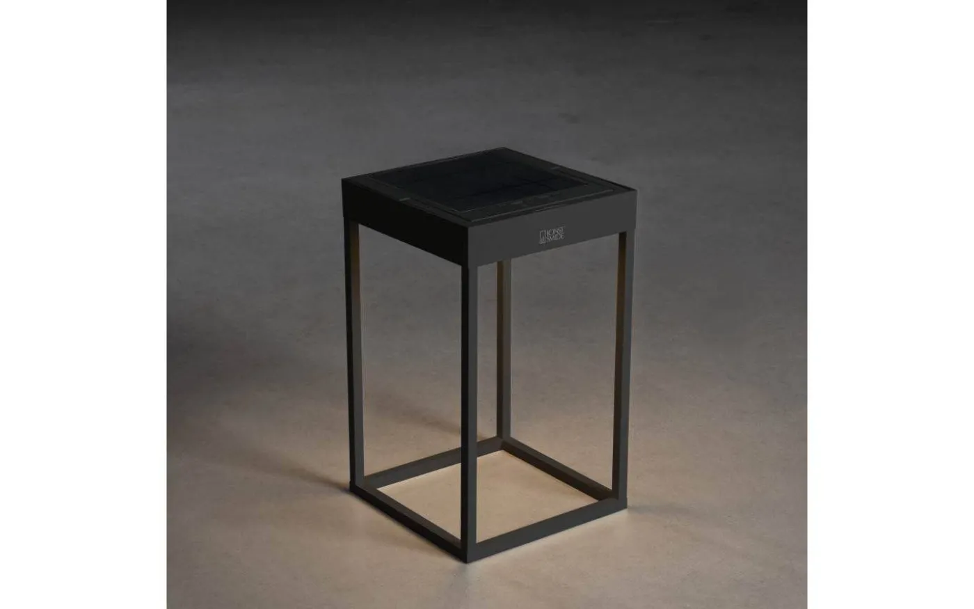 Portofino Ljuslykta Solcell + USB 30cm Svart IP54