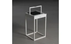 Konstsmide Portofino Ljuslykta Solcell + USB 30cm Vit IP54* Uppladdningsbara Lampor Utomhus|Uppladdningsbara Lampor Utomhus