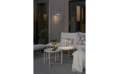 Konstsmide Portofino Ljuslykta Solcell + USB 30cm Vit IP54* Uppladdningsbara Lampor Utomhus|Uppladdningsbara Lampor Utomhus