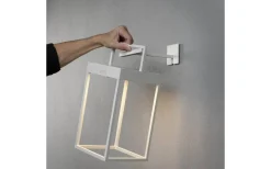 Konstsmide Portofino Ljuslykta Solcell + USB 30cm Vit IP54* Uppladdningsbara Lampor Utomhus|Uppladdningsbara Lampor Utomhus