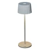 Konstsmide Positano Uppladdningsbar Bordslampa 35cm Vit IP54* Uppladdningsbara Lampor Utomhus|Uppladdningsbara Lampor Utomhus