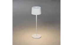 Konstsmide Positano Uppladdningsbar Bordslampa 35cm Vit IP54* Uppladdningsbara Lampor Utomhus|Uppladdningsbara Lampor Utomhus