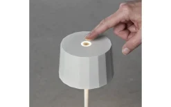 Konstsmide Positano Uppladdningsbar Bordslampa 35cm Vit IP54* Uppladdningsbara Lampor Utomhus|Uppladdningsbara Lampor Utomhus