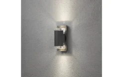 Vägglampor Utomhus<Konstsmide Potenza Vägglampa Antracit IP54