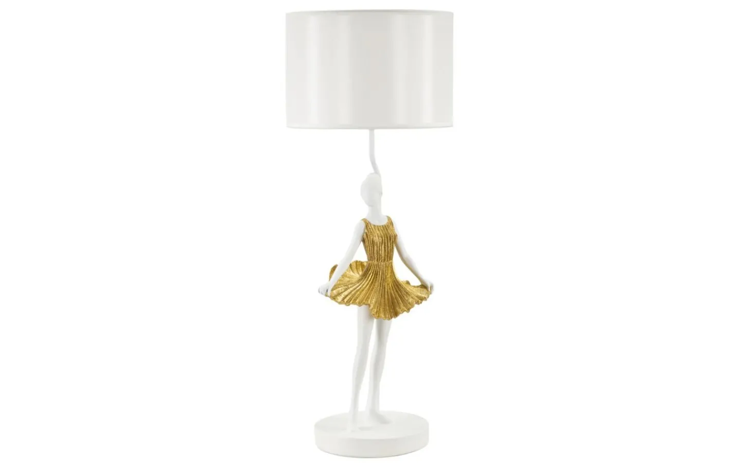 Mauro Ferretti Power Bordslampa Dancer 90,5cm Vit* Bordslampor