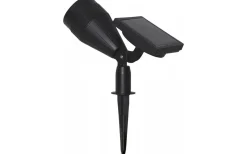 Solcellslampor Stig & Mark|Visa Alla Solcellslampor<Star Trading Powerspot Solcellsdriven Spotlight, 15 cm Varmvit 60 lm