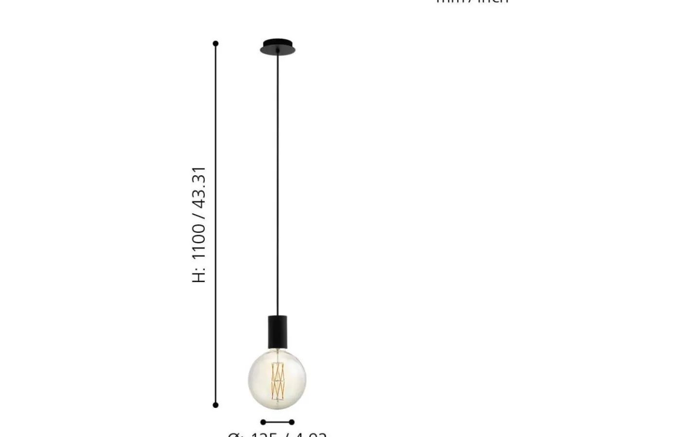 Eglo Pozueta Fönsterlampa 12,5cm Svart* Fönsterlampor