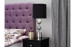 Prakt Bordslampa 60cm Krom/Svart