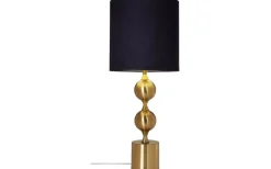 Cottex Prakt Bordslampa 60cm Mässing/Svart* Vardagsrum|Bordslampor