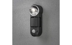 Led Strålkastare<Konstsmide Prato Batteridriven Vägglampa 1W LED Rörelsevakt Svart