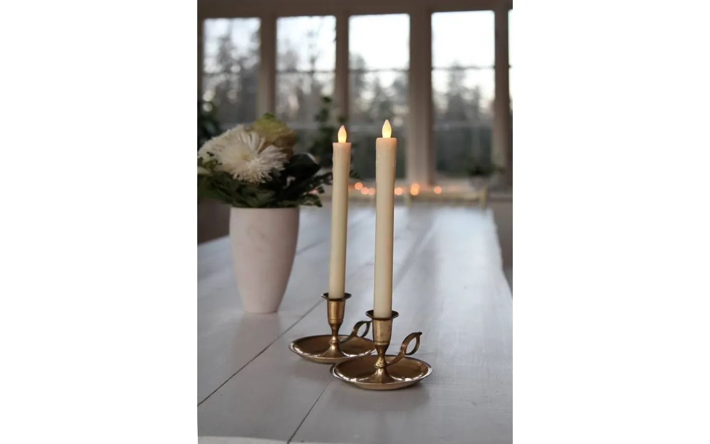 Star Trading Presse Antikljus 2-pack 25cm Champagne* Antikljus|Antikljus