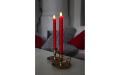 Presse Antikljus 2-pack 25cm Röd