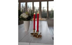 Presse Antikljus 2-pack 25cm Röd