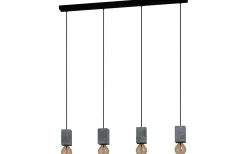 Eglo Prestwick 3 Taklampa 93cm Grå* Avlånga Taklampor