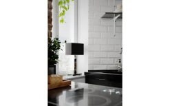 By Rydens Prime Bordslampa 47cm Krom/Svart* Bordslampor