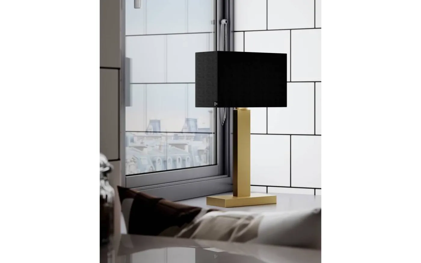 Prime Bordslampa 47cm Mässing/Svart