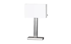 Sovrum|Vardagsrum<By Rydens Prime Bordslampa 47cm Satin/Vit