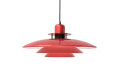 Kök & Matplats<Belid Primus I Taklampa Ø43cm Röd/Svart