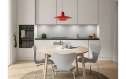 Kök & Matplats<Belid Primus I Taklampa Ø43cm Röd/Svart