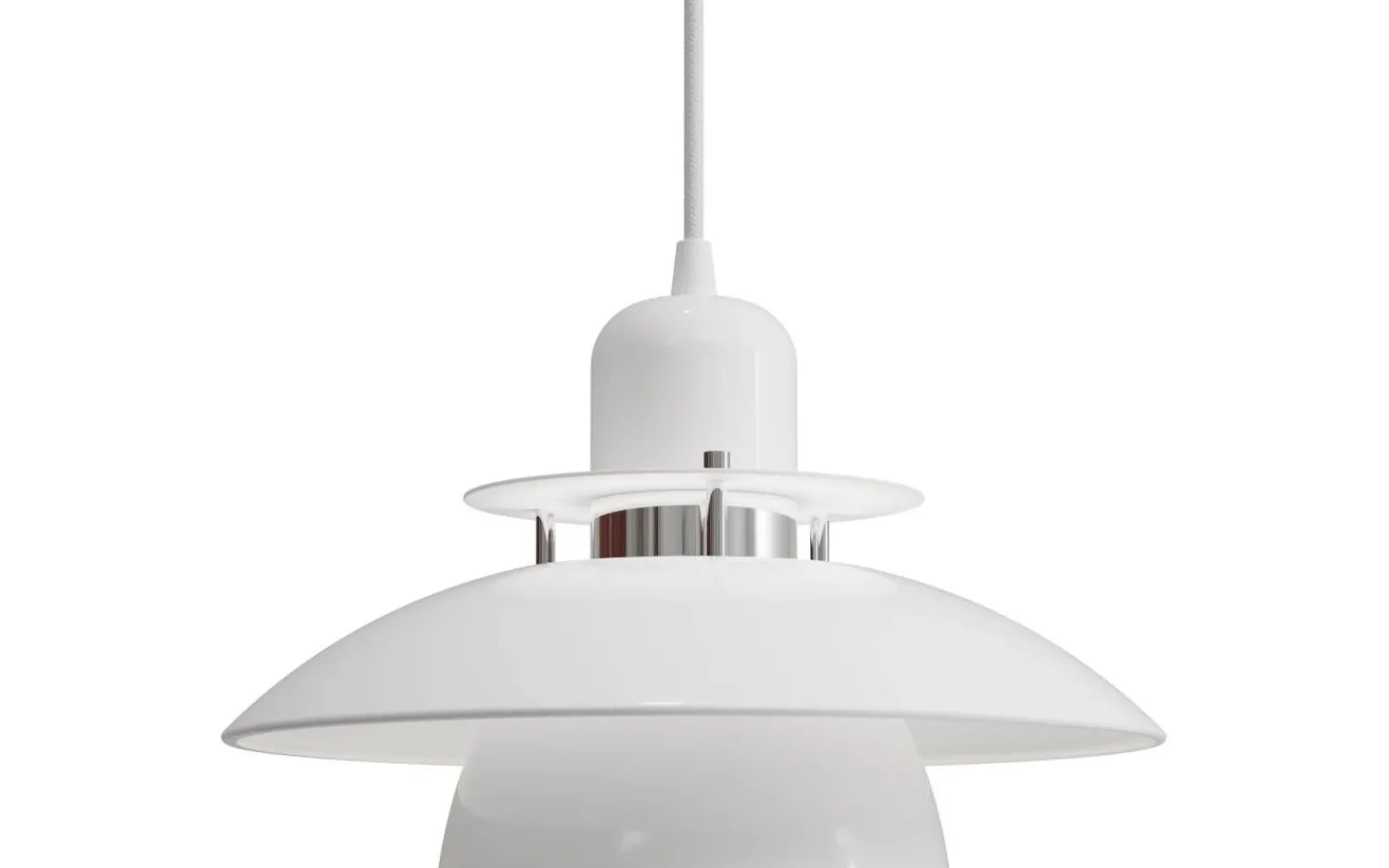 Kök & Matplats<Belid Primus Taklampa Ø28cm Blankvit/Krom