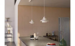 Kök & Matplats<Belid Primus Taklampa Ø28cm Blankvit/Krom