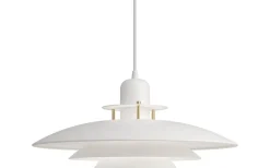 Kök & Matplats<Belid Primus Taklampa Ø43cm Mattvit/Mässing