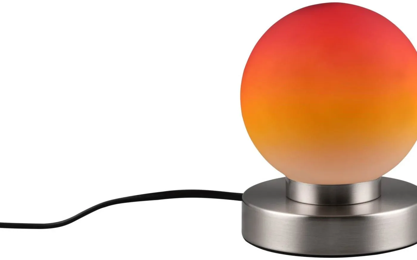 Prinz II Bordslampa E14 borstat stål/orange