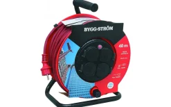 Proffskabelvinda, 40 m, 3G1,5, IP44, Antitwist