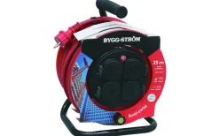 Cee,Skarvkabel,Central,Dimmrar<Malmbergs Proffskabelvinda, Plåt, 25 m, 3G2,5, IP44, Antitw.